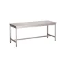 Paillasse inox ferritique modulable pour laboratoire et industrie