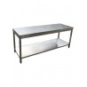 Table inox AISI 304 démontable et personnalisable