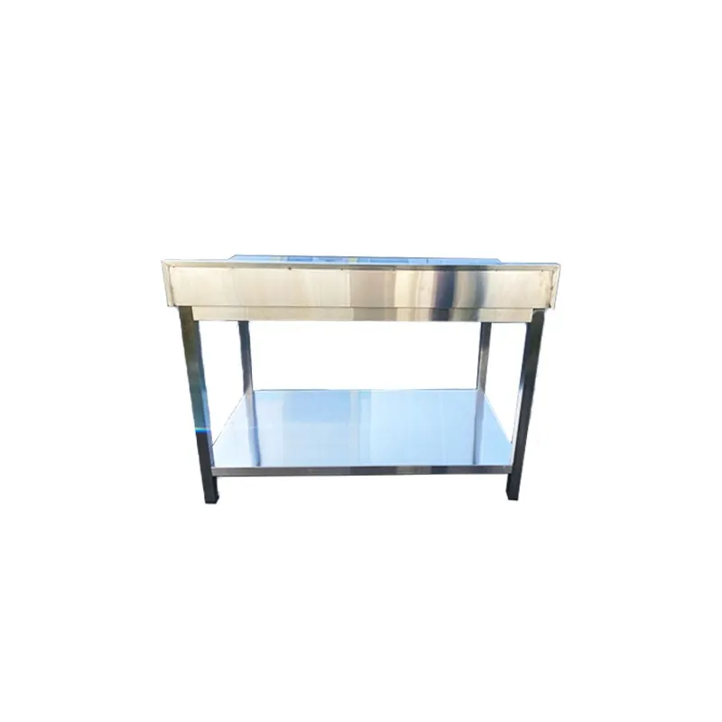 Table inox ferritique personnalisable