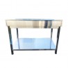 Table inox ferritique personnalisable