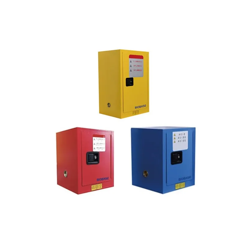 Armoire de stockage pour produits inflammables en laboratoire