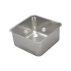 Bac inox 304 résistant et solide cuve en inox à souder ou encastrer