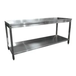 Table de inox AISI 304 pour laboratoire cuisine et industrie