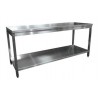 Table de inox AISI 304 pour laboratoire cuisine et industrie