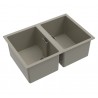 Double cuve PP 60x90 cm pour laboratoire