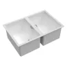 Double cuve PP 60x90 cm pour laboratoire