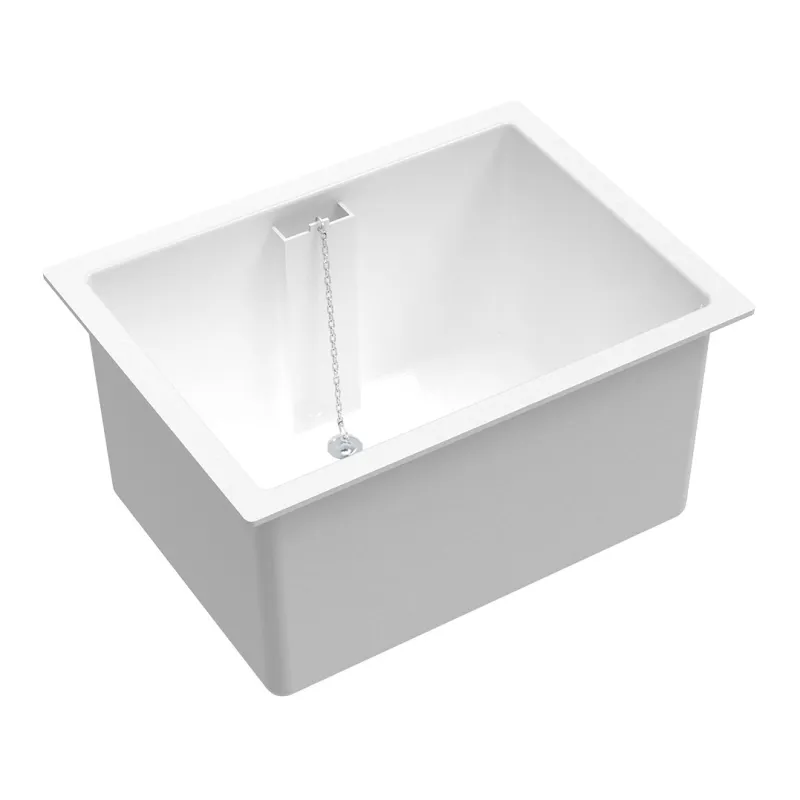 Cuve polypropylène grande dimensions 45x60 cm pour laboratoire