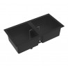 Double cuve polypropylène 45x90 cm pour laboratoires et industries