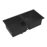 Double cuve polypropylène 45x90 cm pour laboratoires et industries