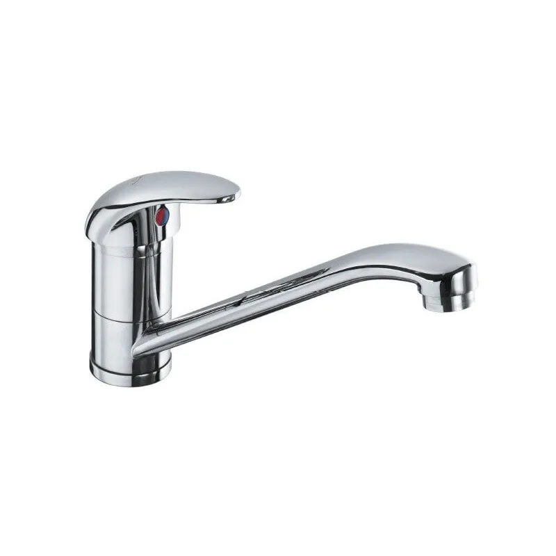 Mitigeur monotrou à bec lisse orientable
