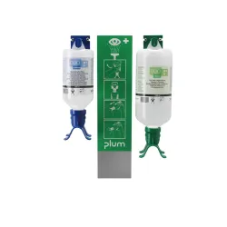 Station murale Duo mixte pH Neutral et solution saline PLUM