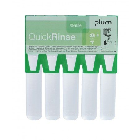 Recharge ampoules de lavage oculaire PLUM QuickRinse