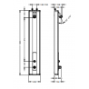 Panneau de douche positionnement mural avec robinet temporisé - Presto