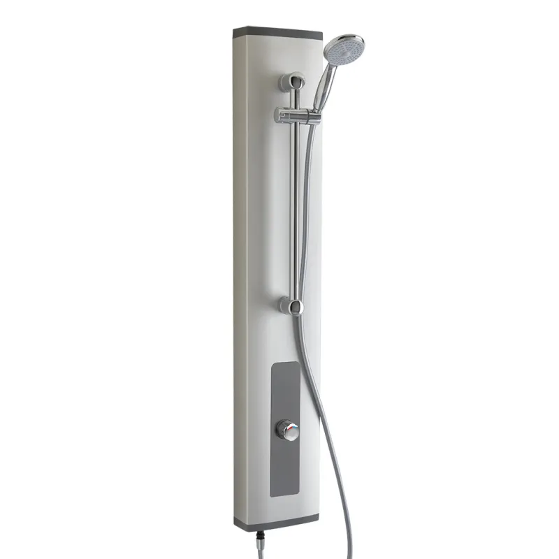 Douche murale avec panneau temporisé par mitigeur - Presto