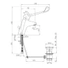 Mitigeur monotrou pour lavabo avec manette au choix pour confort personnalisé - PRESTO