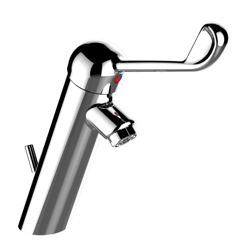 Mitigeur lavabo monotrou avec manette au choix et norme médical - Presto