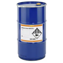 Fût 60L pour stockage batteries lithium - Cemo