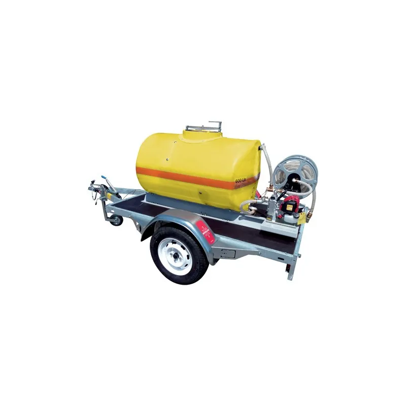 Cuve PFV 600L à 2000L sur remorque avec pompe à eau thermique - CEMO