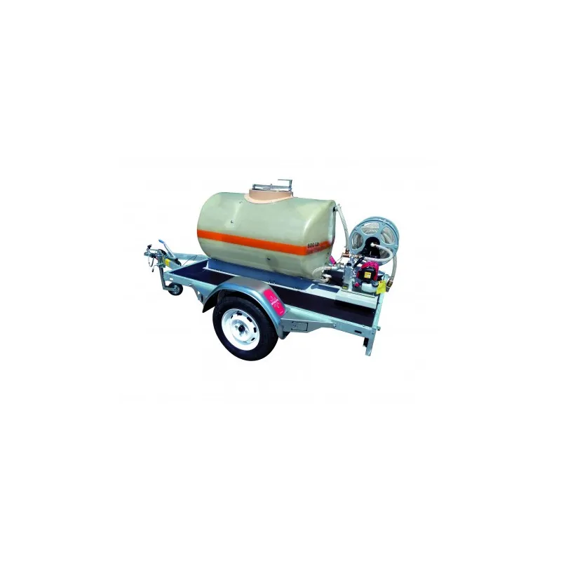 Cuve PFV 600L à 2000L sur remorque avec pompe à eau électrique - CEMO