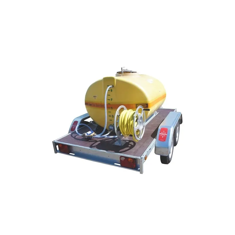Cuve PFV 600L à 2000L sur remorque avec pompe à eau électrique - CEMO