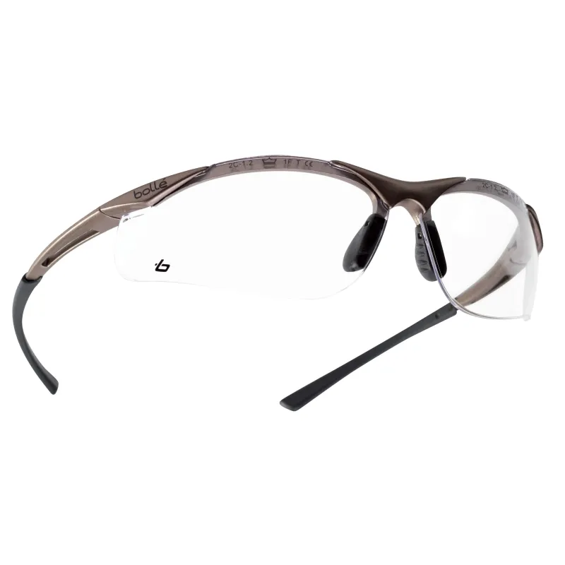 Lunettes de sécurité Bollé CONTOUR verres incolores fumé ESP polarized
