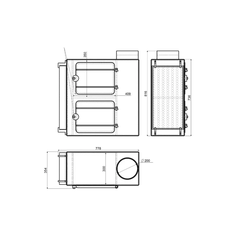 Enceinte d'évaporation ultraporpre avec filtre HEPA H14