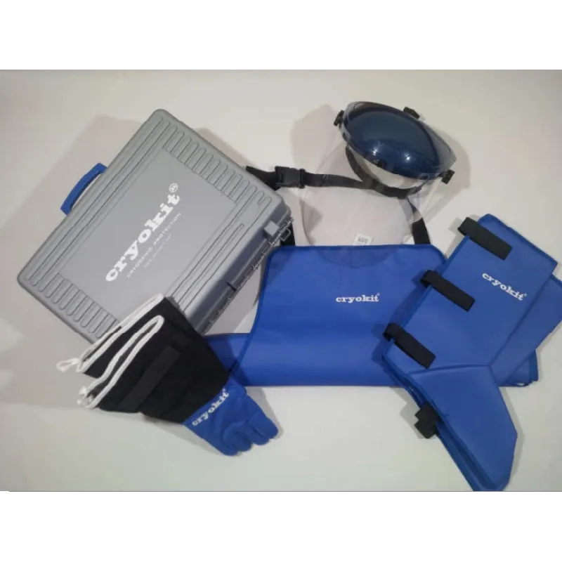 Mallette Cryokit contenant tous les EPI contre les risques cryogéniques