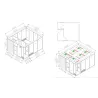 Salle blanche de qualité ISO6 à ISO8 avec environnement ultra propre