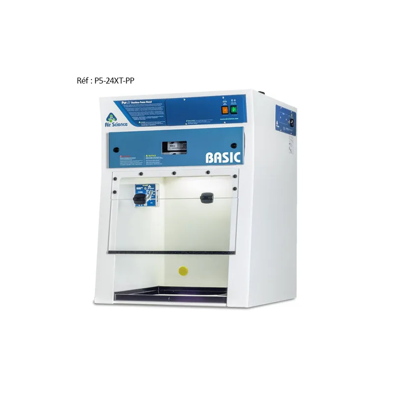 Hotte aspirante de laboratoire avec filtration - Air science