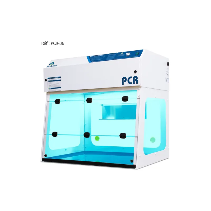 Hottes PCR Purair Air science pour environnement de travail stérile
