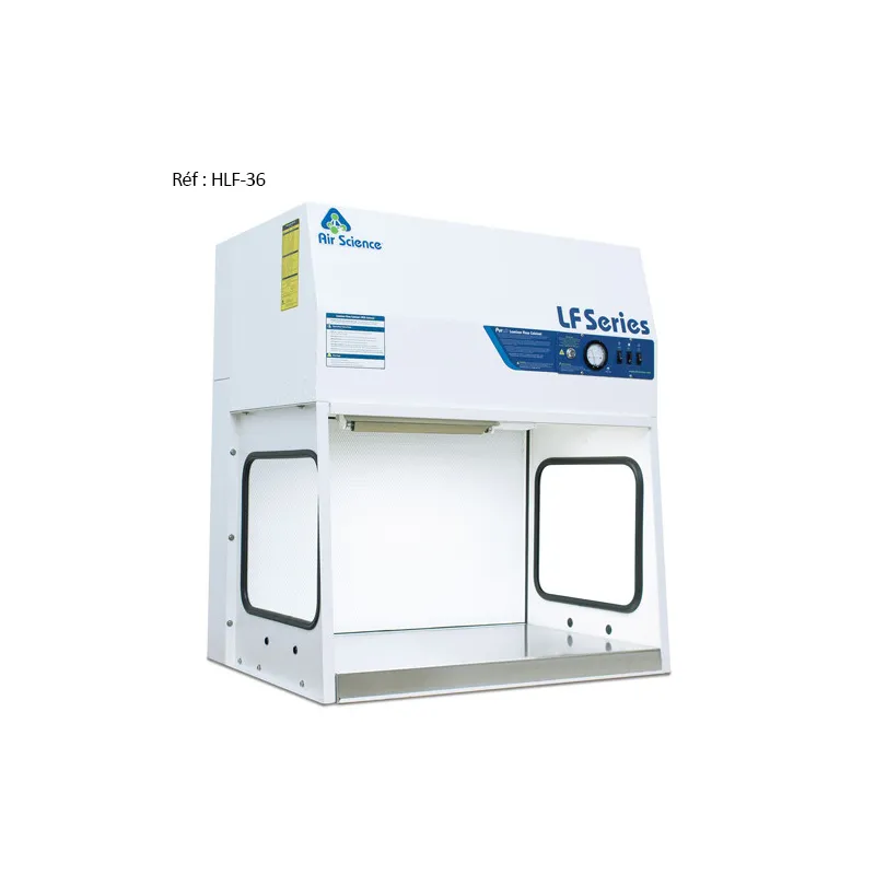 Hotte à flux laminaire horizontal Air science ultra propreté Sécurité