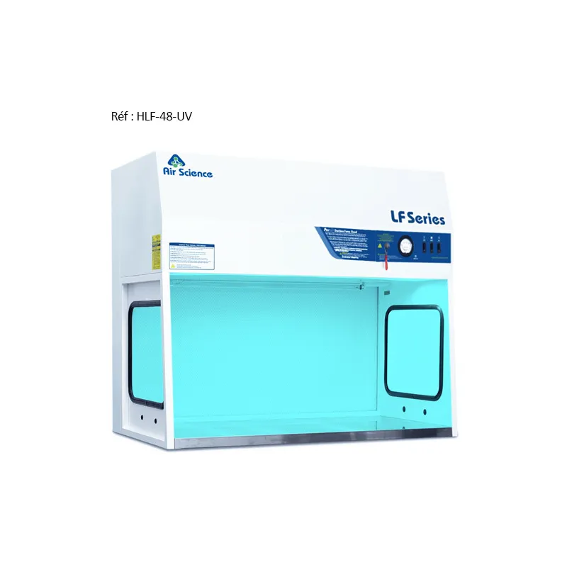 Hotte à flux laminaire horizontal Air science ultra propreté Sécurité