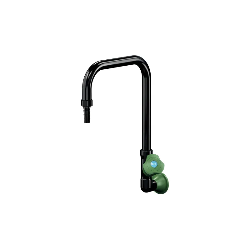 Robinet col de cygne de laboratoire pour eau potable avec volant droite ou gauche