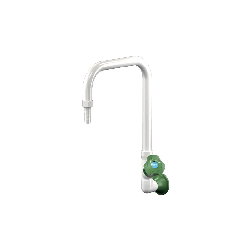 Robinet col de cygne de laboratoire pour eau potable avec volant droite ou gauche