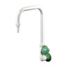 Robinet col de cygne de laboratoire pour eau potable avec volant droite ou gauche