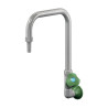 Robinet col de cygne de laboratoire pour eau potable avec volant droite ou gauche