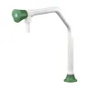 Robinet laboratoire col de cygne chandelier bec fixe montage sur table