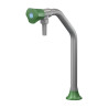 Robinet laboratoire col de cygne chandelier bec fixe montage sur table