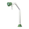 Robinet laboratoire col de cygne chandelier bec fixe montage sur table