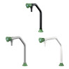 Robinet laboratoire col de cygne chandelier bec fixe montage sur table