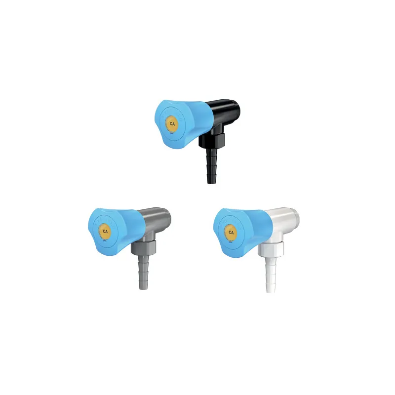 Robinet de laboratoire commande direct pour air comprimé sur dosseret