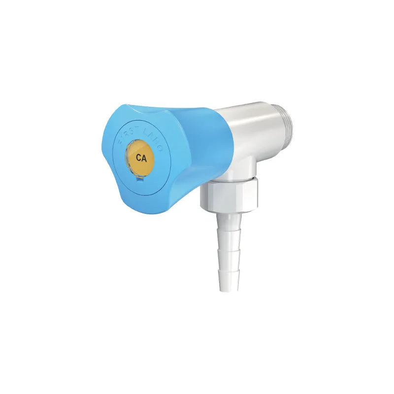 Robinet de laboratoire commande direct pour air comprimé sur dosseret