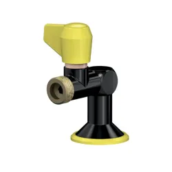 Robinet pour gaz combustible avec sortie sur table de laboratoire