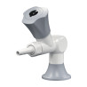 Robinet pour vide avec positionnement sur table ou paillasse