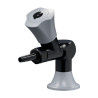 Robinet pour vide avec positionnement sur table ou paillasse