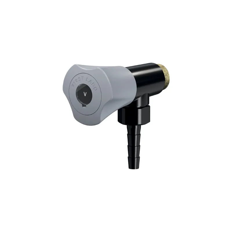 Robinet Sanifirst pour vide avec fixation murale en laboratoire