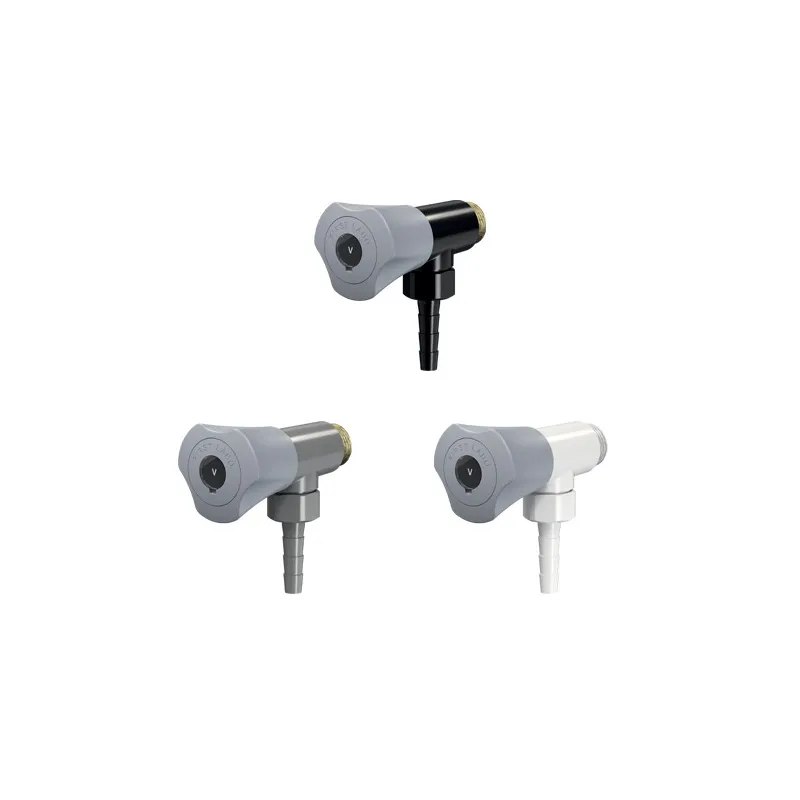 Robinet Sanifirst pour vide avec fixation murale en laboratoire