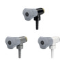Robinet Sanifirst pour vide avec fixation murale en laboratoire