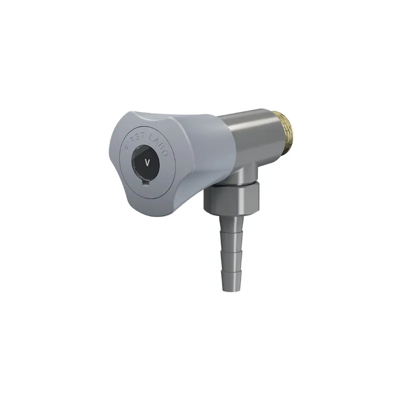 Robinet Sanifirst pour vide avec fixation murale en laboratoire