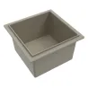 Bac évier polypropylène pour laboratoires et industries 30x30 cm